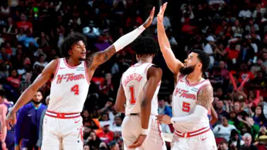 NBA: ¡Históricos! Estos jugadores de Houston Rockets implantan una impresionante marca anotadora NBA: ¡Históricos! Estos jugadores de Houston Rockets implantan una impresionante marca anotadora