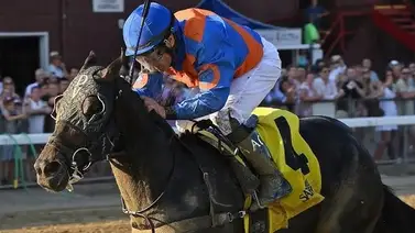 Ángel Alciro Castillo logra la victoria con potra propiedad de su hijo en Estados Unidos Ángel Alciro Castillo logra la victoria con potra propiedad de su hijo en Estados Unidos