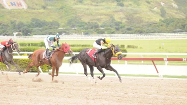 Yoelbis González monta ejemplar que tiene 165 días sin correr en La Rinconada