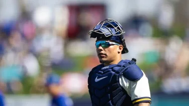 MLB: ¡Retratado! William Contreras mostró su soberbio brazo (+ Video)