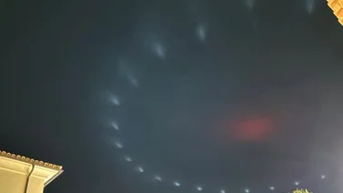 ¿Avistamiento de OVNIS? Extrañas luces iluminan el cielo en Valderrobres, España
