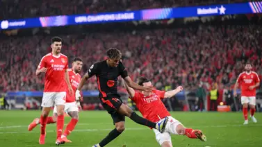 Champions League: Lamine Yamal queda a deber en la ida contra Benfica Champions League: Lamine Yamal queda a deber en la ida contra Benfica