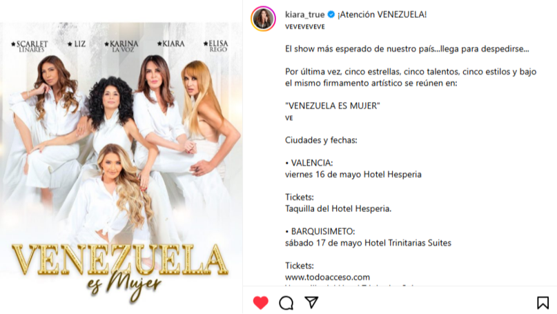 Kiara, Karina, Scarlett Linares, Liz y Elisa Rego juntas en tremendo proyecto 