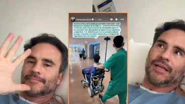 Juan Pablo Raba desde la clínica: "Es un mensaje que no quisiera tener que dar"