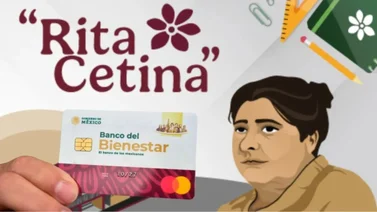 pago de la Beca Rita Cetina y la entrega de tarjetas del Banco del Bienestar
