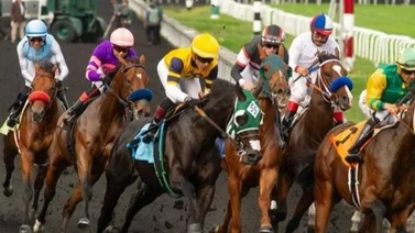 Jockey venezolano gana la mejor carrera del lunes con yegua criada por el mejor Haras el mundo