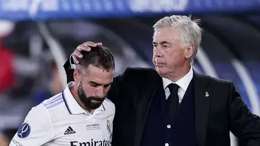 Carlo Ancelotti quiere tener cerca a Dani Carvajal Carlo Ancelotti quiere tener cerca a Dani Carvajal