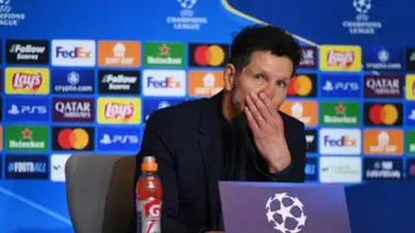 Simeone reacciona a la polémica del penal cobrado por Julián Álvarez Simeone reacciona a la polémica del penal cobrado por Julián Álvarez