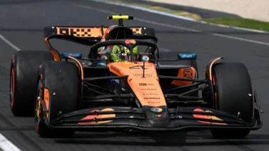 Fórmula 1: Lando Norris pega primero y hace la pole position del GP de Australia (+Foto)