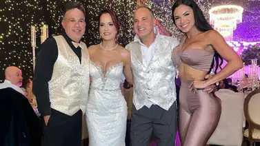 Miguel Moly armó tremendo bonche en la boda de Omar Vizquel Miguel Moly armó tremendo bonche en la boda de Omar Vizquel