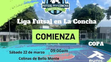 Inauguran Liga Futsal en la Concha Acústica de Bello Monte Inauguran Liga Futsal en la Concha Acústica de Bello Monte