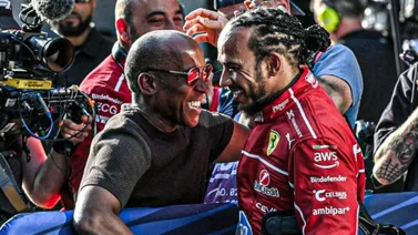 Fórmula 1: Lewis Hamilton celebra con Ferrari y rompe marca de Sebastian Vettel