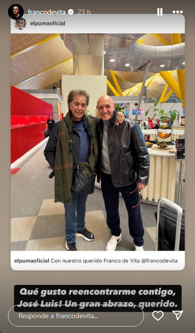 José Luis Rodríguez "El Puma" y Franco de Vita: Así fue el emocionante encuentro - José Luis Rodríguez "El Puma" y Franco de Vita: Así fue el emocionante encuentro