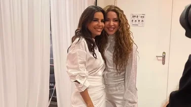 Así fue el encuentro entre Eva Longoria y Shakira en México 