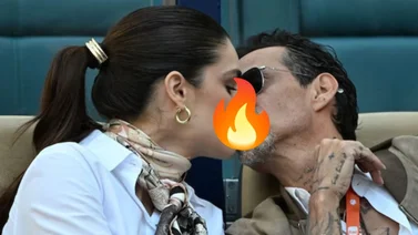 Marc Anthony y Nadia Ferreira se pasaron de besos en Miami 