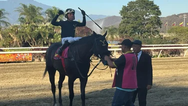 Aprendiz Franklin Puello Jr. alcanza esta cantidad de victorias por primera vez en La Rinconada