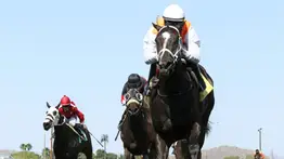 Jockey zuliano duplica y pelea la estadística en este hipódromo de Estados Unidos