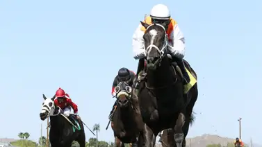 Jockey zuliano duplica y pelea la estadística en este hipódromo de Estados Unidos Jockey zuliano duplica y pelea la estadística en este hipódromo de Estados Unidos