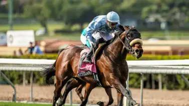 Atitlán con la monta del jinete chileno Berrios se lleva un graded 3 en Santa Anita Atitlán con la monta del jinete chileno Berrios se lleva un graded 3 en Santa Anita