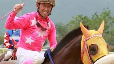 Conozca al jinete nipón Mr. Pink que se retira tras 46 años de campaña Conozca al jinete nipón Mr. Pink que se retira tras 46 años de campaña