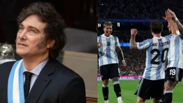 ¡Le dió con todo! Javier Milei celebró por todo lo alto la victoria de Argentina ante Brasil (+Foto)