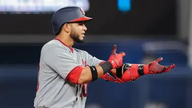 MLB: Keibert Ruiz le gana un duelazo a Zack Wheeler y conecta su primer estacazo del torneo (+video) MLB: Keibert Ruiz le gana un duelazo a Zack Wheeler y conecta su primer estacazo del torneo (+video)