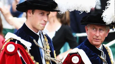 Rey Carlos III y el Príncipe William
