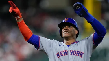 MLB: Juan Soto saca su primera pelota con el uniforme de los Mets (+video)