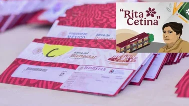 tarjeta de la Beca Rita Cetina
