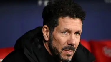 Diego Simeone se mostró incómodo ante opiniones que creen una remontada de Barcelona Diego Simeone se mostró incómodo ante opiniones que creen una remontada de Barcelona
