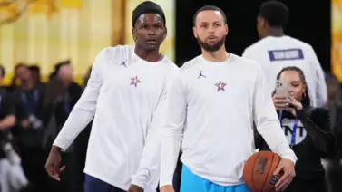 ¿Se molestó con Curry? Anthony Edwards se pronuncia sobre no haber quedado en el quinteto titular del All Star Game ¿Se molestó con Curry? Anthony Edwards se pronuncia sobre no haber quedado en el quinteto titular del All Star Game