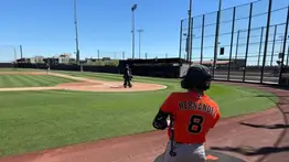 MLB: Luis Hernández pega primer jonrón en Estados Unidos