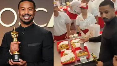 Michael B. Jordan festejó su premio Oscar en un restaurante de hamburguesas Michael B. Jordan festejó su premio Oscar en un restaurante de hamburguesas