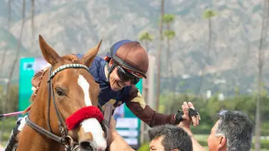 Emisael Jaramillo busca consolidar su liderato en Santa Anita con seis montas este viernes Emisael Jaramillo busca consolidar su liderato en Santa Anita con seis montas este viernes