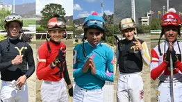 Cinco jockeys pelean la estadística del primer meeting en La Rinconada