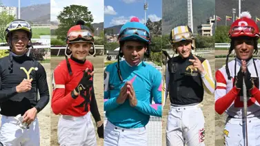 Cinco jockeys pelean la estadística del primer meeting en La Rinconada Cinco jockeys pelean la estadística del primer meeting en La Rinconada