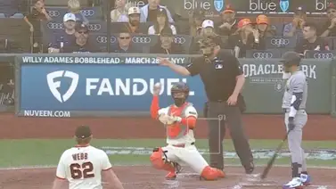 MLB: José Caballero protagoniza el primer desafío del sistema ABS MLB: José Caballero protagoniza el primer desafío del sistema ABS