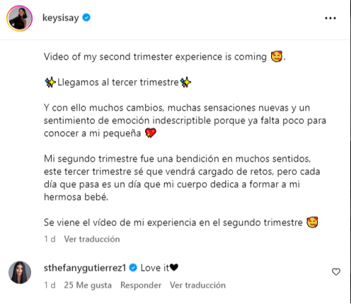 ¡Upa pantera! La Miss Venezuela Keysi Sayago se quita la ropa para presumir su barriguita de embarazo