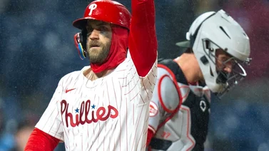 MLB: ¿Peleará por el MVP? Bryce Harper alcanza curioso récord en jornada de tres jonrones (+Video)