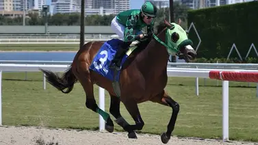 Jockey venezolano gana su primera carrera del año en Estados Unidos Jockey venezolano gana su primera carrera del año en Estados Unidos