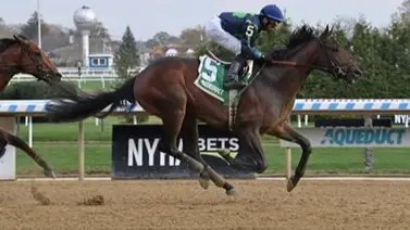 El potrazo de $2.300.000 los apartó en el Blue Grass (G1) y es el líder en puntos al Kentucky Derby El potrazo de $2.300.000 los apartó en el Blue Grass (G1) y es el líder en puntos al Kentucky Derby