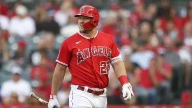 MLB: Con este tablazo Mike Trout empata el liderato de cuadrangulares MLB: Con este tablazo Mike Trout empata el liderato de cuadrangulares