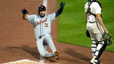 MLB: Pantalón de jugador de los Tigres de Detroit queda hecho trizas tras esta jugada (+Video)