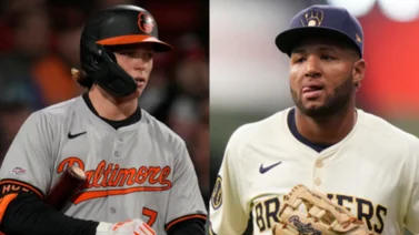 MLB: ¡El futuro está aquí! Jackson Chourio se enfrenta por primera vez al mejor prospecto de las Grandes Ligas (+Video)