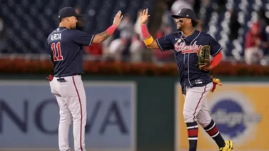 MLB: Mira el show de Ronald Acuña Jr. y Orlando Arcia en la práctica de bateo