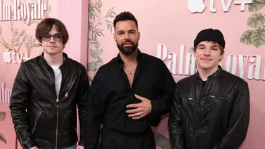 Ricky Martin presume el talento de uno de sus hijos en el beisbol (+Video)