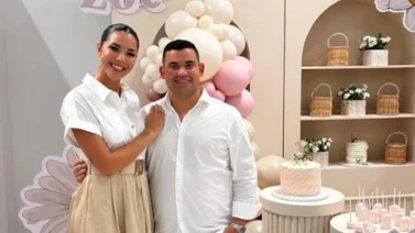 La reacción del político Morel Rodríguez ante el embarazo de su novia Thalía Olvino