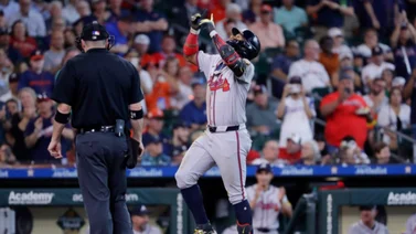 MLB: ¡Se acabó la espera! Ronald Acuña Jr. castiga a Houston con su primer cuadrangular del año (+Video)