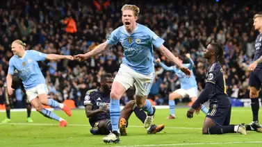 Champions League: ¡Agárrense! Kevin De Bruyne aprovecha despiste del Madrid para empatar el juego Champions League: ¡Agárrense! Kevin De Bruyne aprovecha despiste del Madrid para empatar el juego