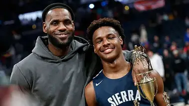 NBA: Cazatalentos elogiaron al hijo de LeBron James previo al Draft NBA: Cazatalentos elogiaron al hijo de LeBron James previo al Draft